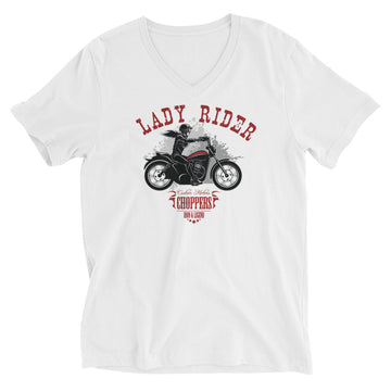 Lady Rider V-neck unisex Tee