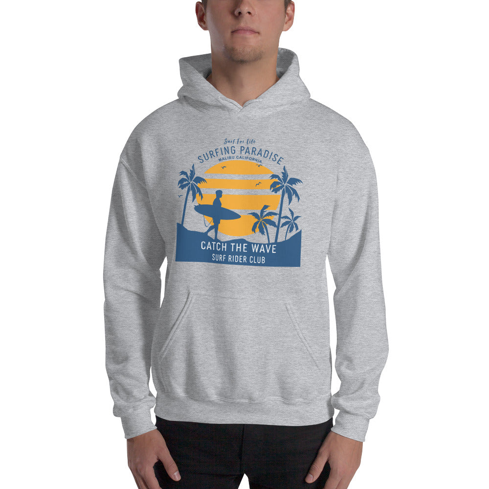 Surfing Paradise Catch the Waves Hoodie