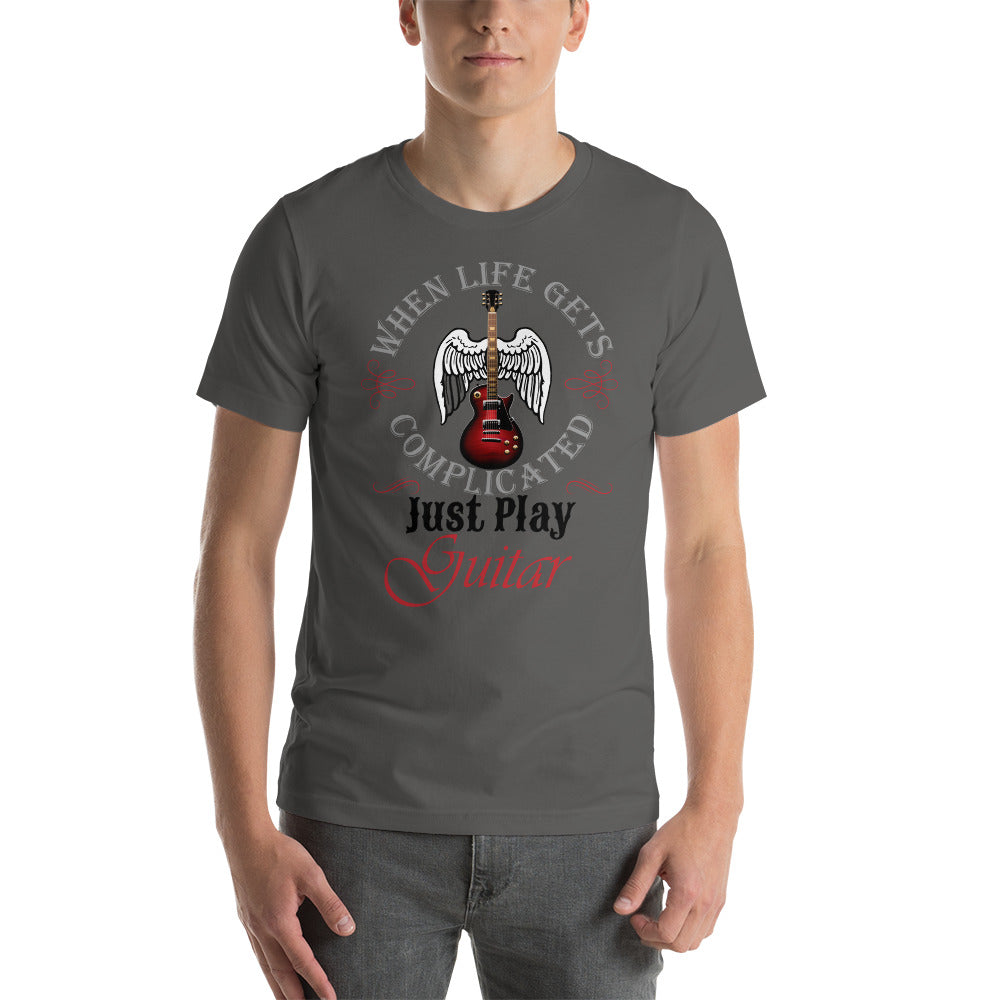 When life gets complicated Play Guitar Tee