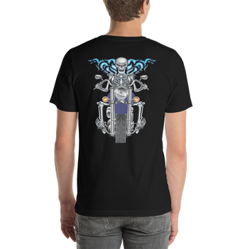 Skeleton Rider Tee with back print