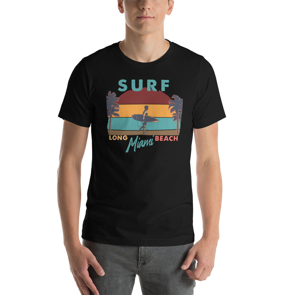 Surf Long Beach Miami Tee