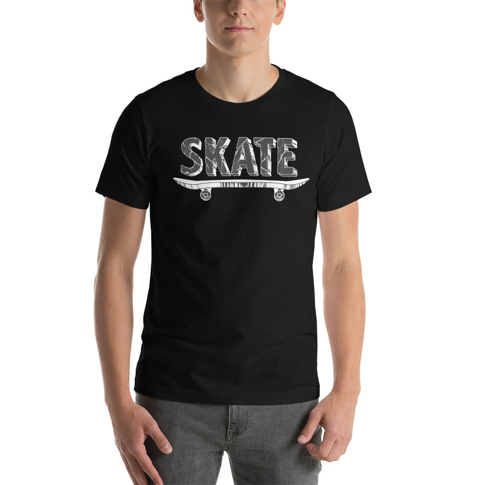 Skate with Board Tee