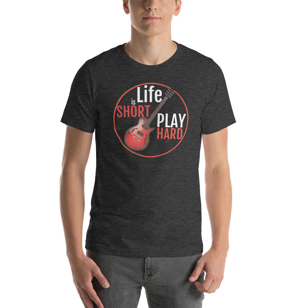 Life is Short-Play Hard Tee