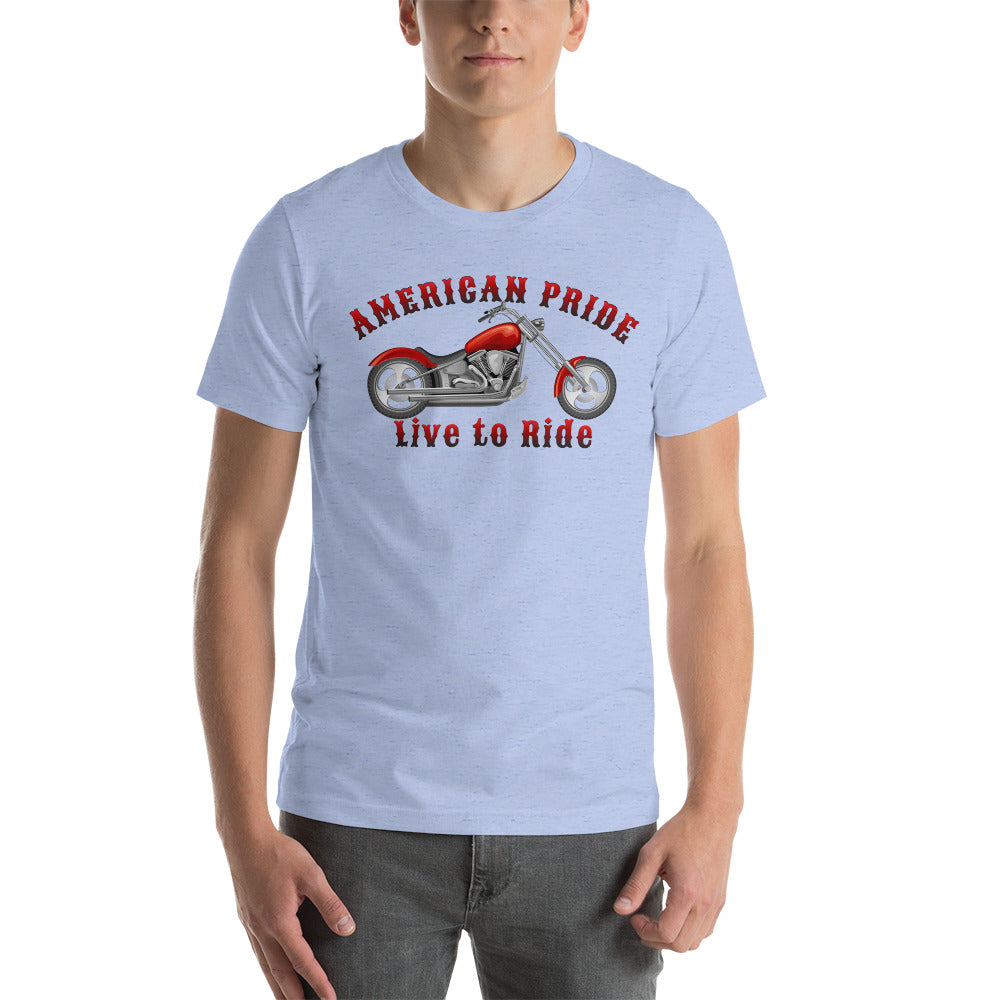 American Pride Live to Ride Tee