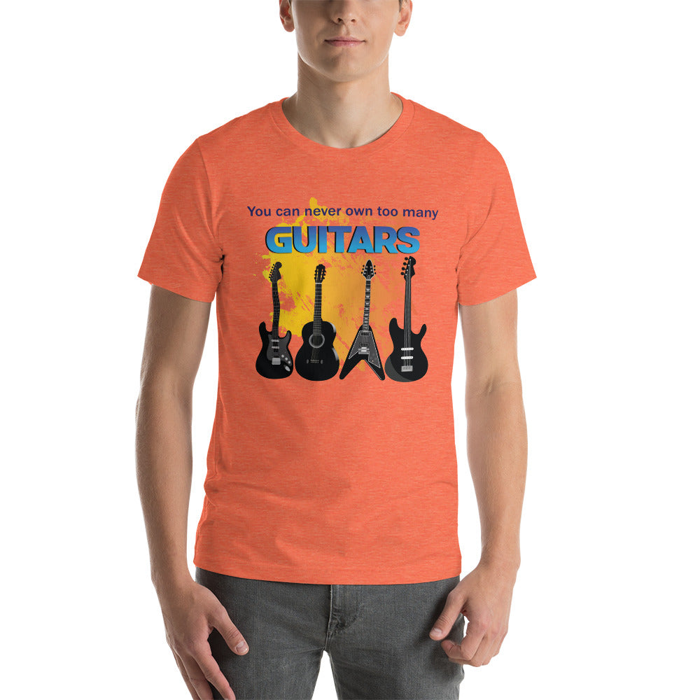 Too many guitars Tee