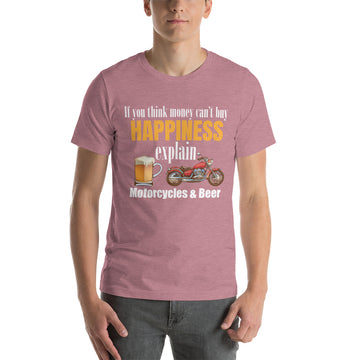 Happiness is Motorcycles and Beer Tee