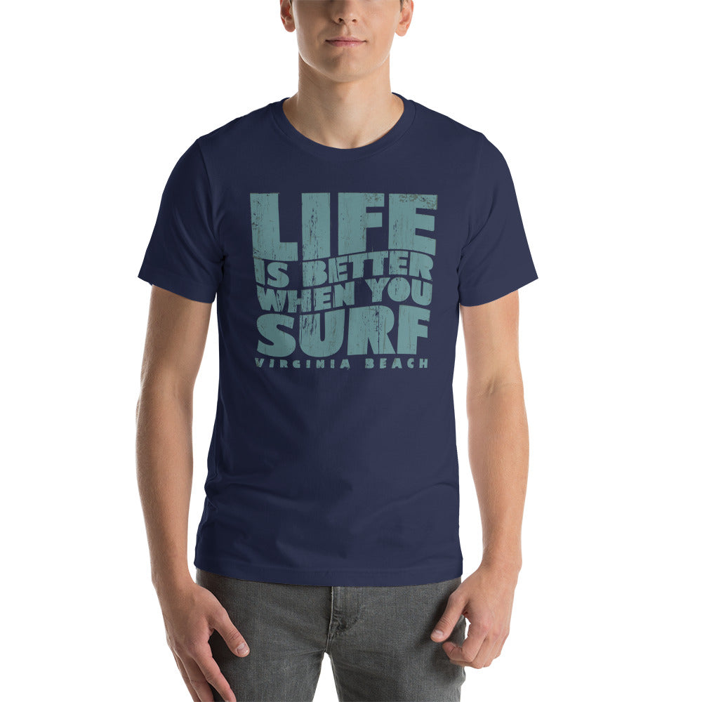 Better Surfing Virginia Beach Tee