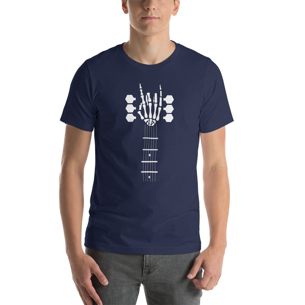 Skeleton Hand Headstock Tee